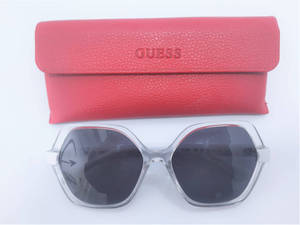 Sleek Clear Guess Sunglasses Wallpaper