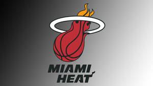 Sleek Miami Heat Logo Wallpaper