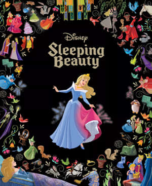 Sleeping Beauty's Magical Slumber Wallpaper