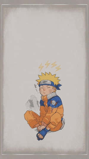 Sleepy Naruto Cartoon Art Wallpaper