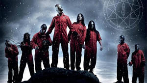 Slipknot Members In Prisoner Suit Wallpaper