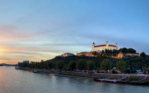 Slovakia Boat Port Lake Wallpaper