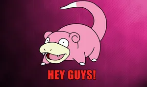 Slowpoke Pink Pokemon Meme Wallpaper