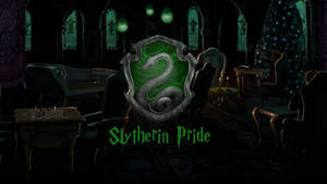 Slytherin Aesthetic Emblem And Pride Wallpaper