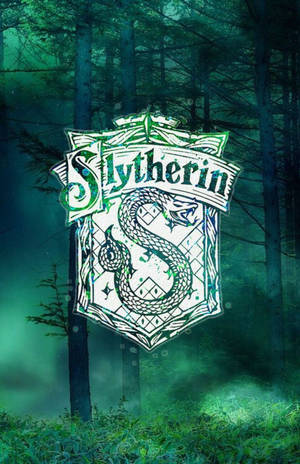 Slytherin Aesthetic Green Forest Wallpaper