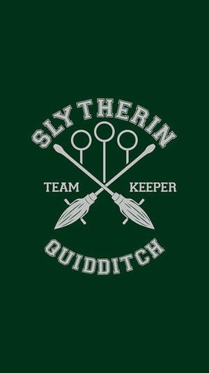 Slytherin Aesthetic Quidditch Team Keeper Wallpaper