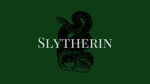 Slytherin Aesthetic Snake Illustration Wallpaper