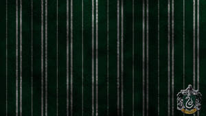 Slytherin Green Silver Stripes Wallpaper