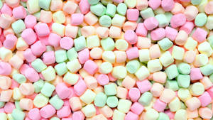 Small 3d Marshmallow Pile Wallpaper