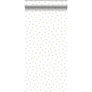 Small Polka Dots Strip Wallpaper