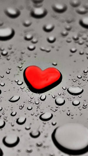 Small Red Heart Love Iphone Wallpaper