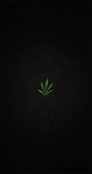 Small Scaled Cannabis Leaf Wallpaper