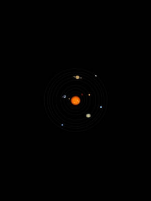 Small Sized Planets Solar System Wallpaper