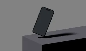 Smartphone Mockupon Edge Wallpaper