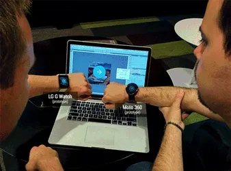 Smartwatch With Sporty Design Wallpaper