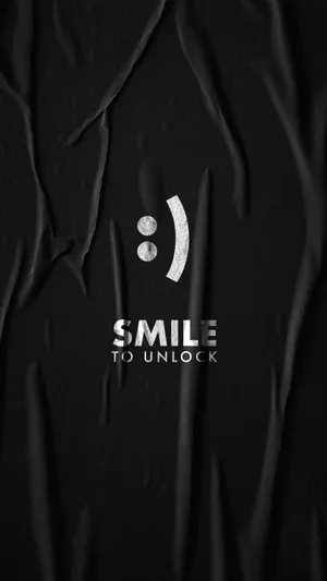 Smile To Unlock Funny Lock Screen Wallpaper