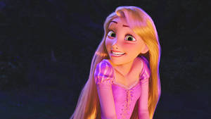 Smiling Disney Princess Rapunzel Wallpaper