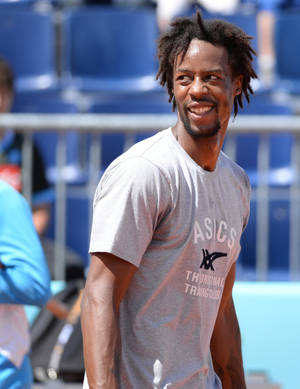 Smiling Gael Monfils Wallpaper