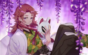 Smiling Sabito Wallpaper