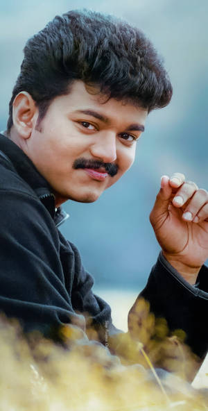 Smiling Thalapathy Hd Wallpaper