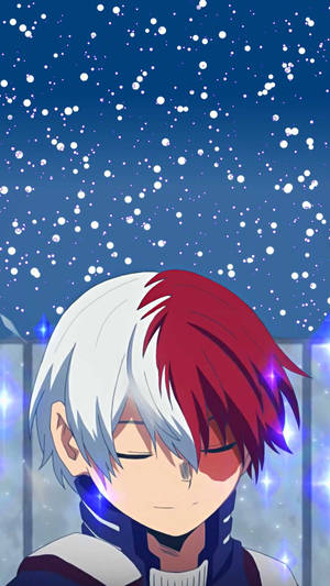 Smiling Todoroki Aesthetic My Hero Academia Wallpaper