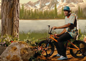 'smiling Tyler The Creator' Wallpaper