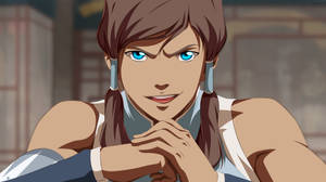 Smirking Korra - The Legend Of Korra Wallpaper