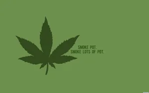 Smoke Pot And Weed Wallpaper