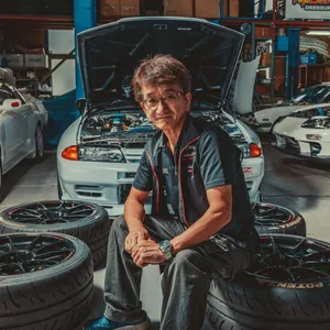 Smokey Nagata Tuning Garage Wallpaper