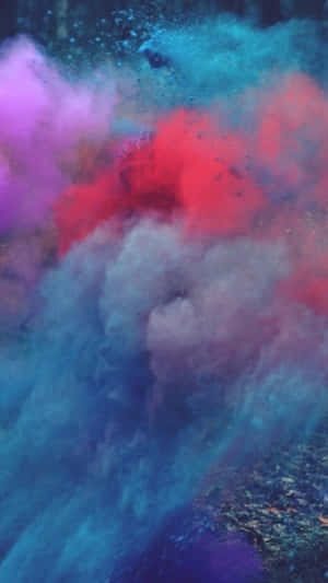 Smokey Vibes, Abstract Design. Wallpaper