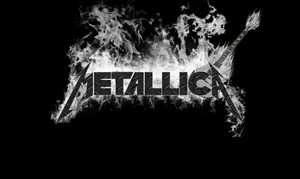 Smoky Metallica Logo Wallpaper