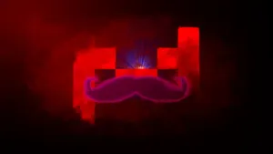 Smoky Red Markiplier Logo Wallpaper