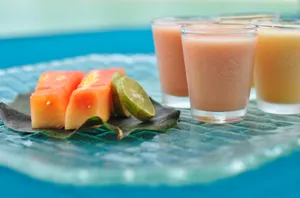 Smoothie Papaya Flavor Wallpaper