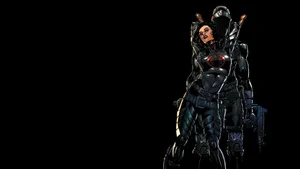 Snake Eyes And Baroness In Black Wallpaper