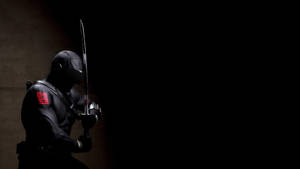 Snake Eyes With Katana Blade Wallpaper