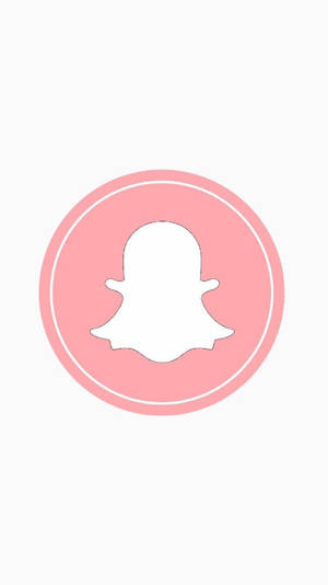 Snapchat Pink Circle Logo Wallpaper