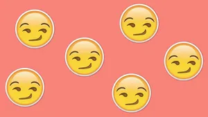 Snapchat Smirk Emoji Wallpaper