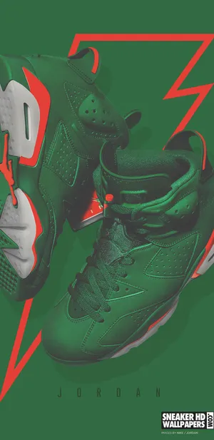 Sneaker Red Nike Air Jordan Vi Wallpaper WallpapersOK