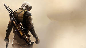 Sniper Soldier Looking Back Wallpaper