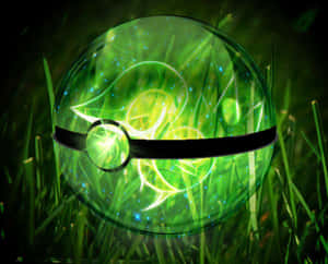 Snivy In A Pokéball Wallpaper