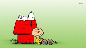 Snoopy And Charlie Brown Wallpaper