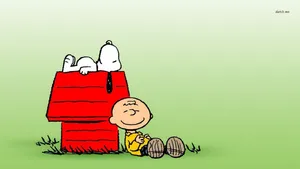 Snoopy And Charlie Brown Wallpaper