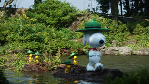 Snoopy Garden Jeju Island Wallpaper