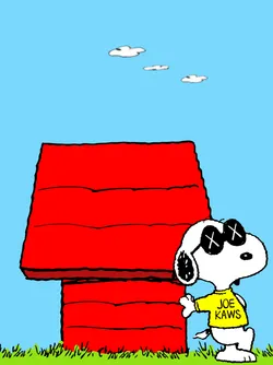 Snoopy Leaning On Kennel Wallpaper
