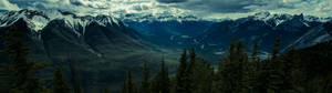 Snow-capped Mountains Dual Monitor Wallpaper