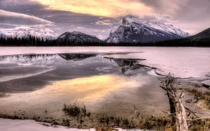 Snow, Mountains, Winter Wallpaper