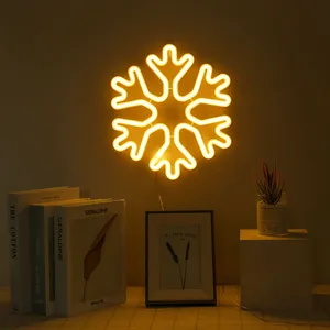 Snowflake Enhanced Led Lights In The Dark Wallpaper