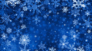 Snowflake Winter Illustration Wallpaper