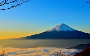 Snowy Mountain Peak Wallpaper