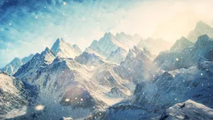 Snowy Mountains Wallpaper